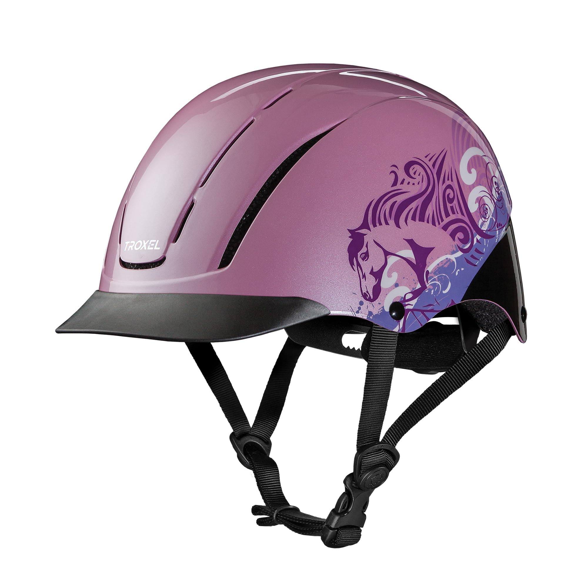 Spirit Full Coverage Horse Riding Helmet, Low-Profile Adjustable Design, Safety Horseback Riding Gear