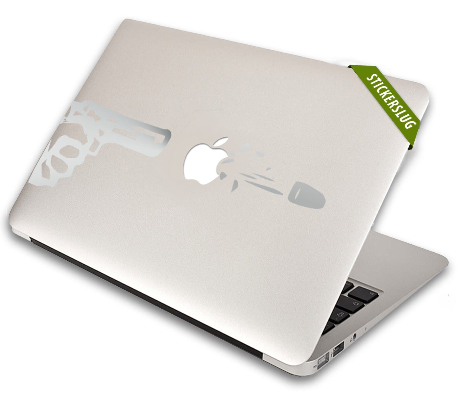 Bullet Shooting Through Decal for Apple MacBook Air Pro
