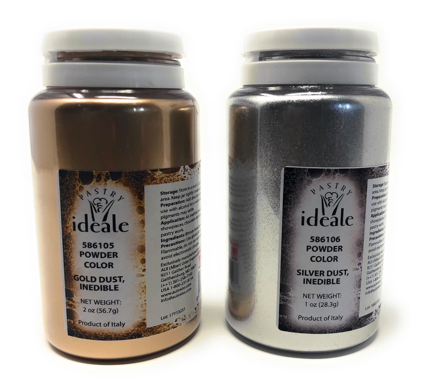 Gold Dust & Silver Dust Set (Inedible)