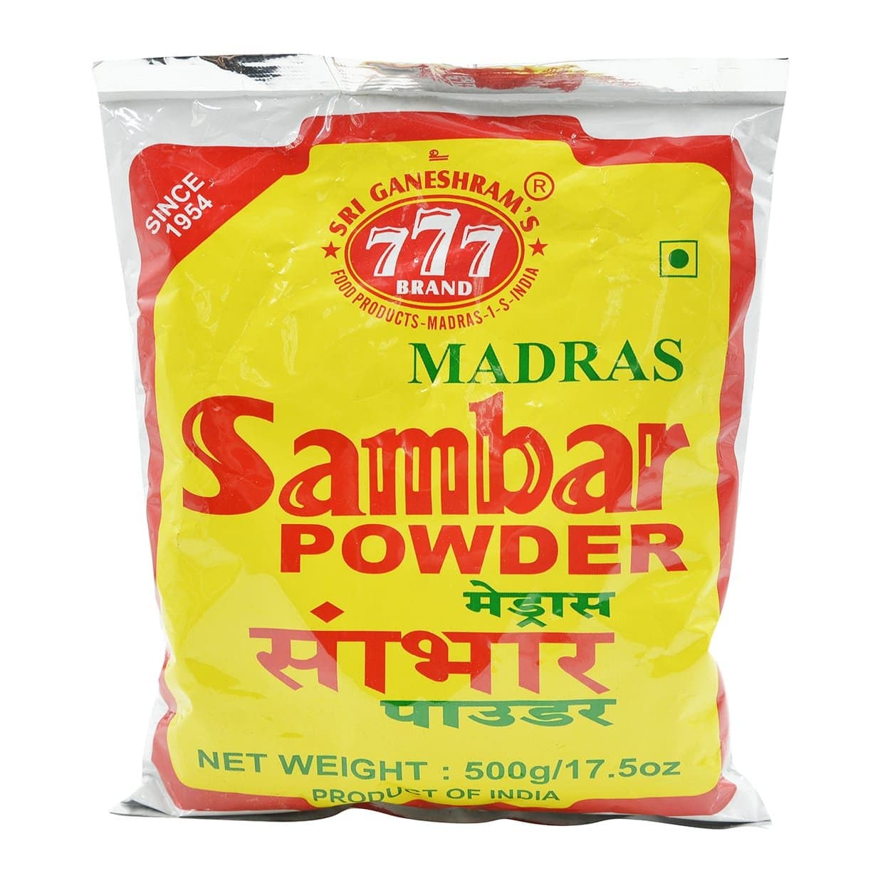 777 Brand, Sambhar Powder, 500 Grams(gm)