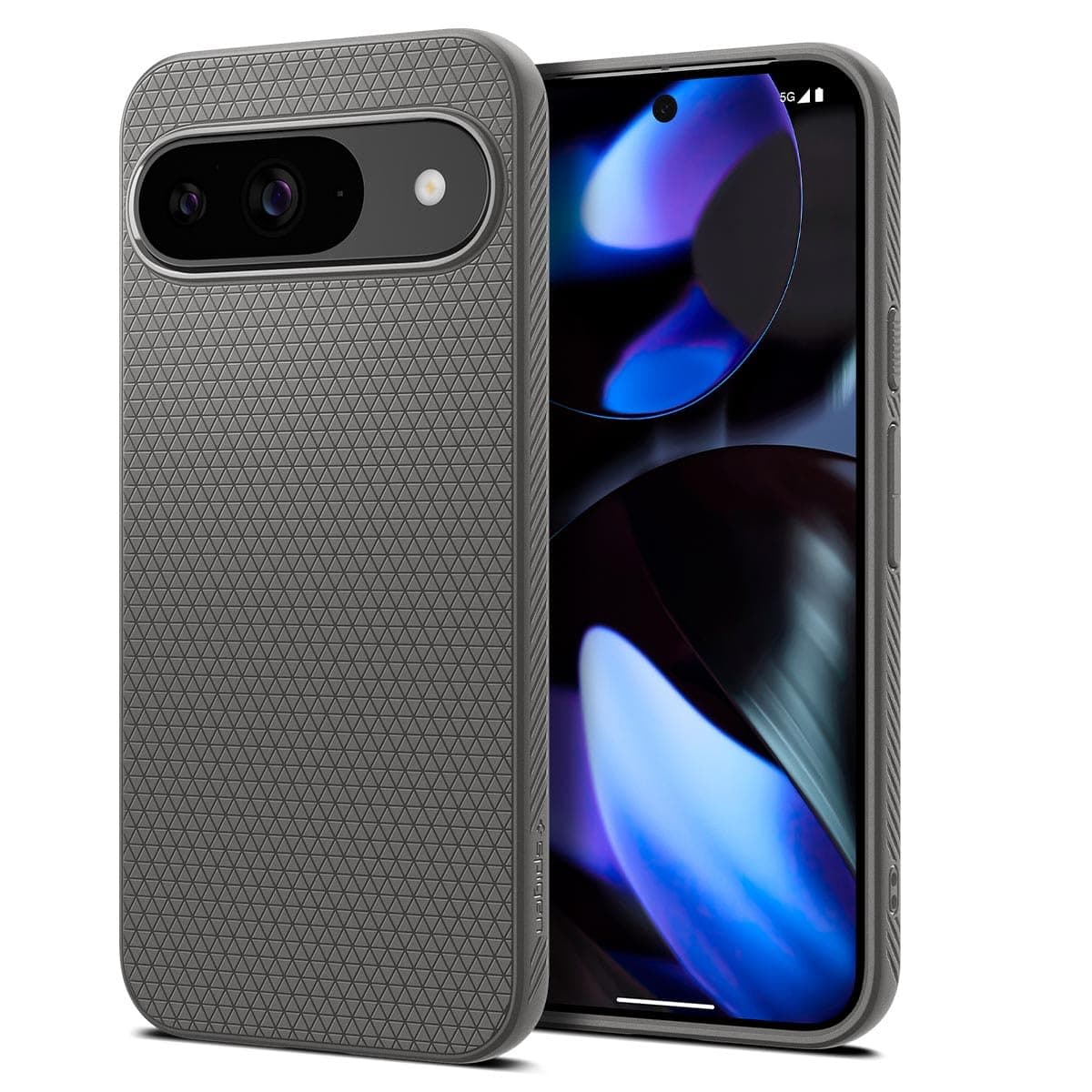 Spigen Liquid Air for Google Pixel 9 Pro Case, Pixel 9 Back Cover (2024) - TPU｜Marble Gray