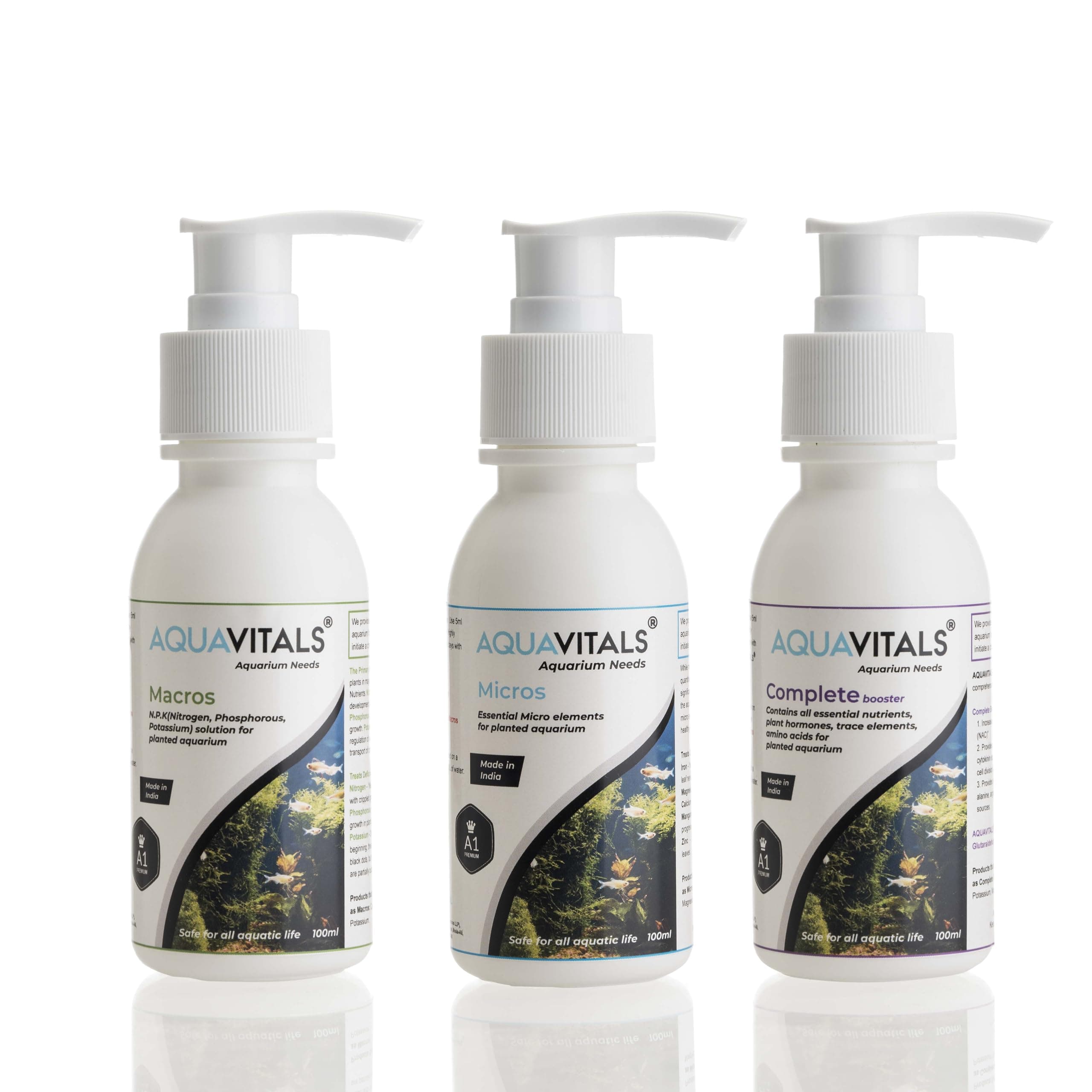 Aquarium Plant Nutrient Supplement (Starter Pack, 100ml)