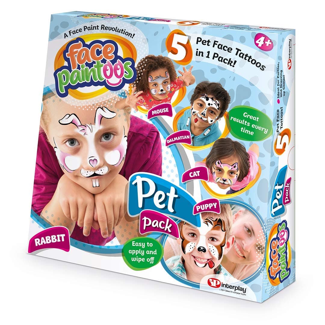 Face Paintoos FP002 Pet Pack Face Paint, Multi