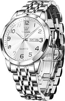 Ladies Luxury Gold Silver Stainless Steel Quartz Watch Waterproof Date