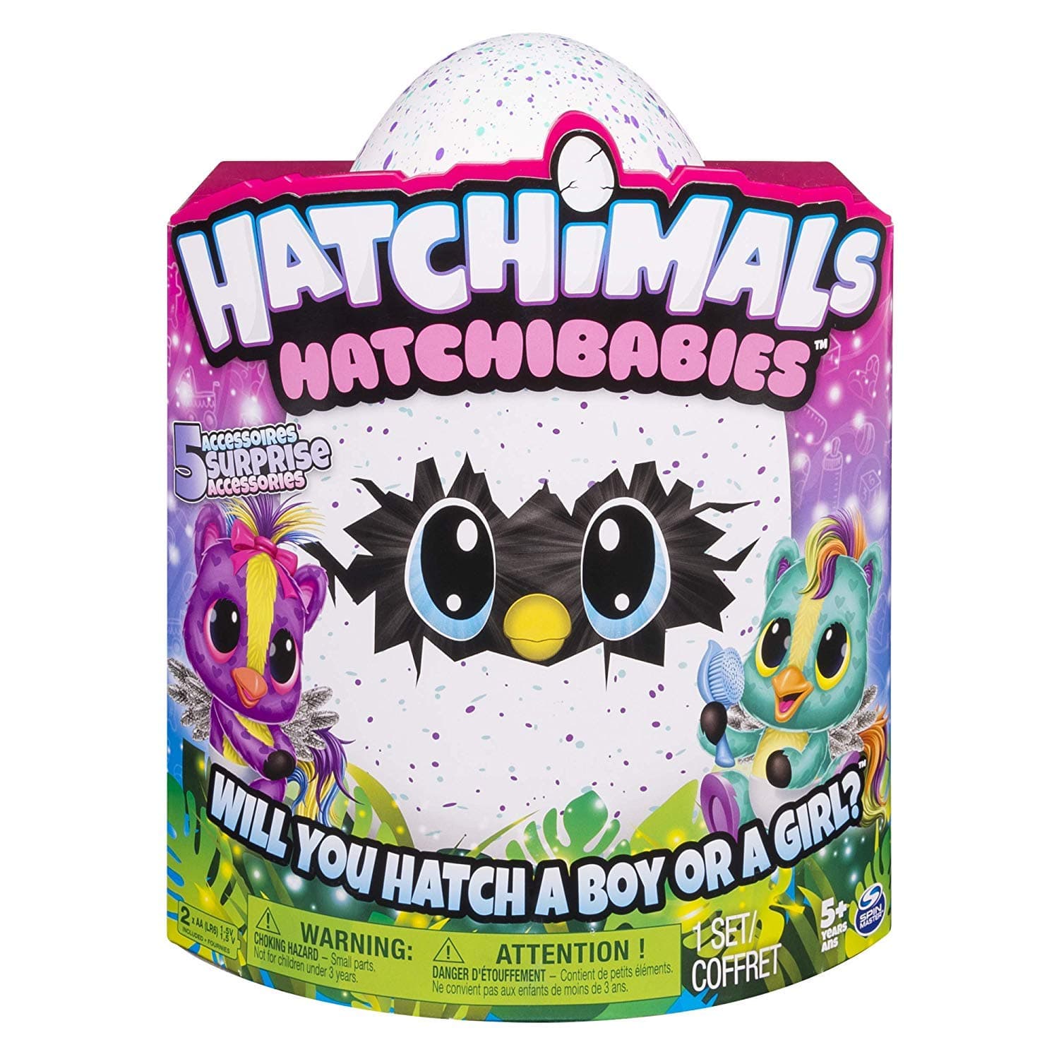HatchiBabies Ponette, Hatching Egg with Interactive Pet Baby (Styles May Vary), for Ages 5 and Up
