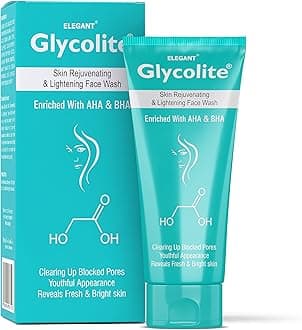 Skin Rejuvenating & Lightening Face Wash 60Ml | Glycolic Acid Improves Texture, Tone, And Appearance Reveals Bright Suitable For All - Pack Of 1