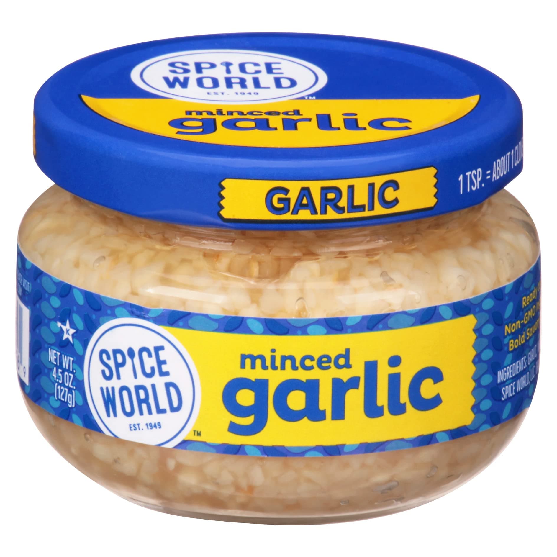 Spice World, Minced Garlic, 4.5 Oz