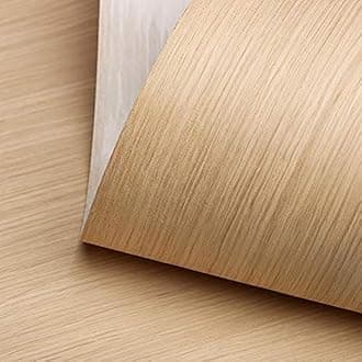 Edge Supply White Oak Flat Cut Wood Veneer Sheet, 24” x 96”, 10 mil Paper Back, “A” Grade Veneer Face – Easy Apply with Contact Adhesive White Oak Veneer or Restoration of Furniture, Made in USA
