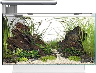 Superfish Quadro 40 Multicolour LED White 28 Litre Aquarium Fish Tank