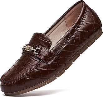 DeYashopin Women's Loafer Shoes Leisure Slip On Work Shoes Comfort Walking Flats