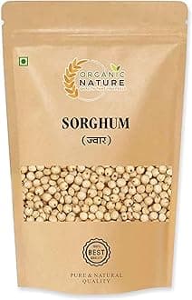 organic nature Whole jowar or sorghum Grain Pearl Millet (pack of 900 gram)