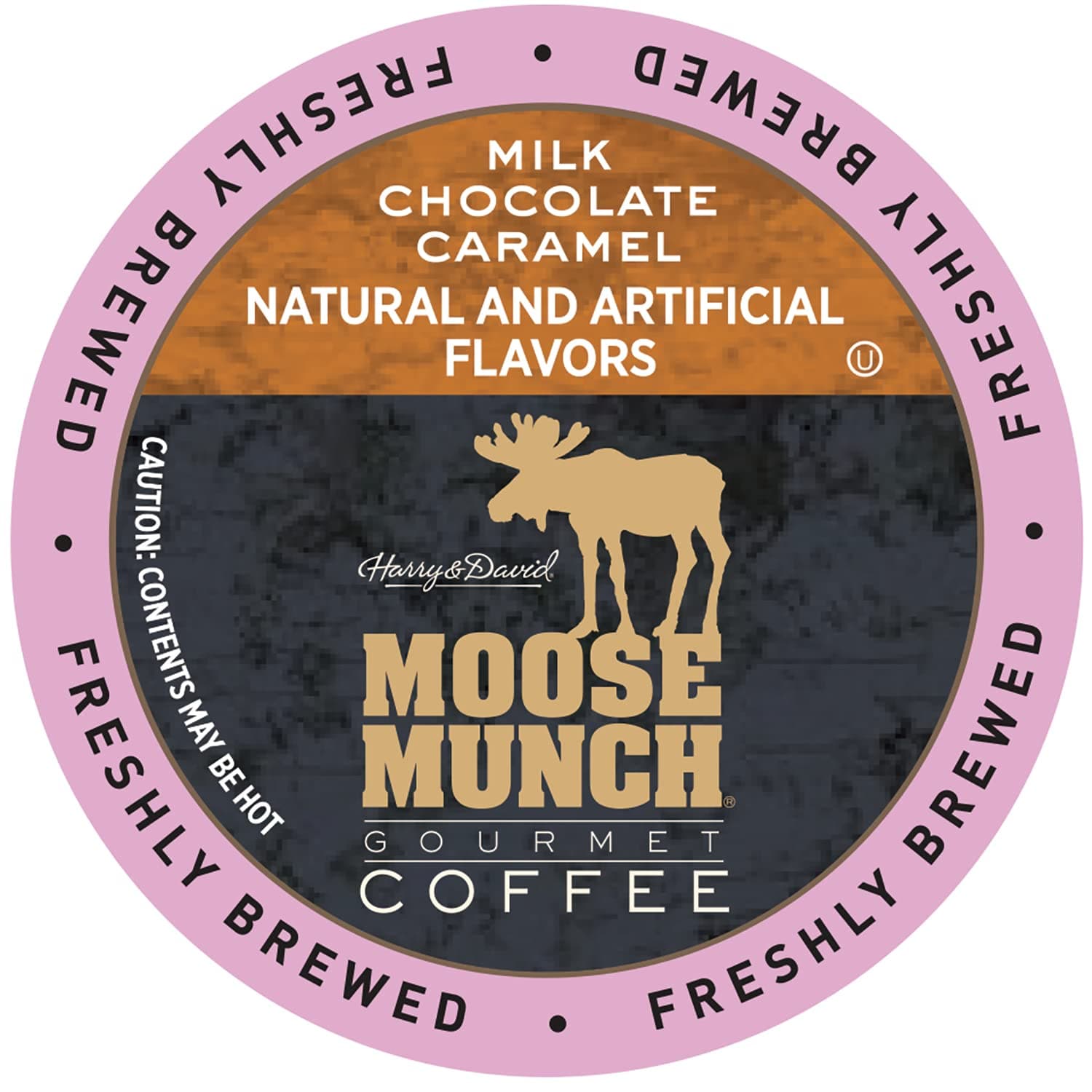 Moose Munch Coffee in Single Serve Cups for use with all Keurig K-Cups Brewers 36 Count (Milk Chocolate Caramel)