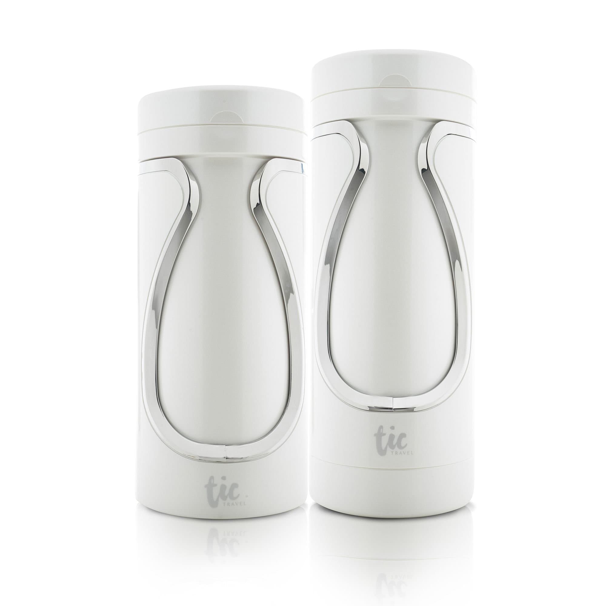 Tic Travel Bottle - Set (Pearl White)