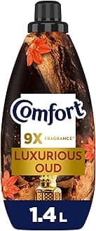 Comfort Concentrate Fabric Softener, Luxurious Oud, 9x fragrance, 1.4L,Packaging may vary