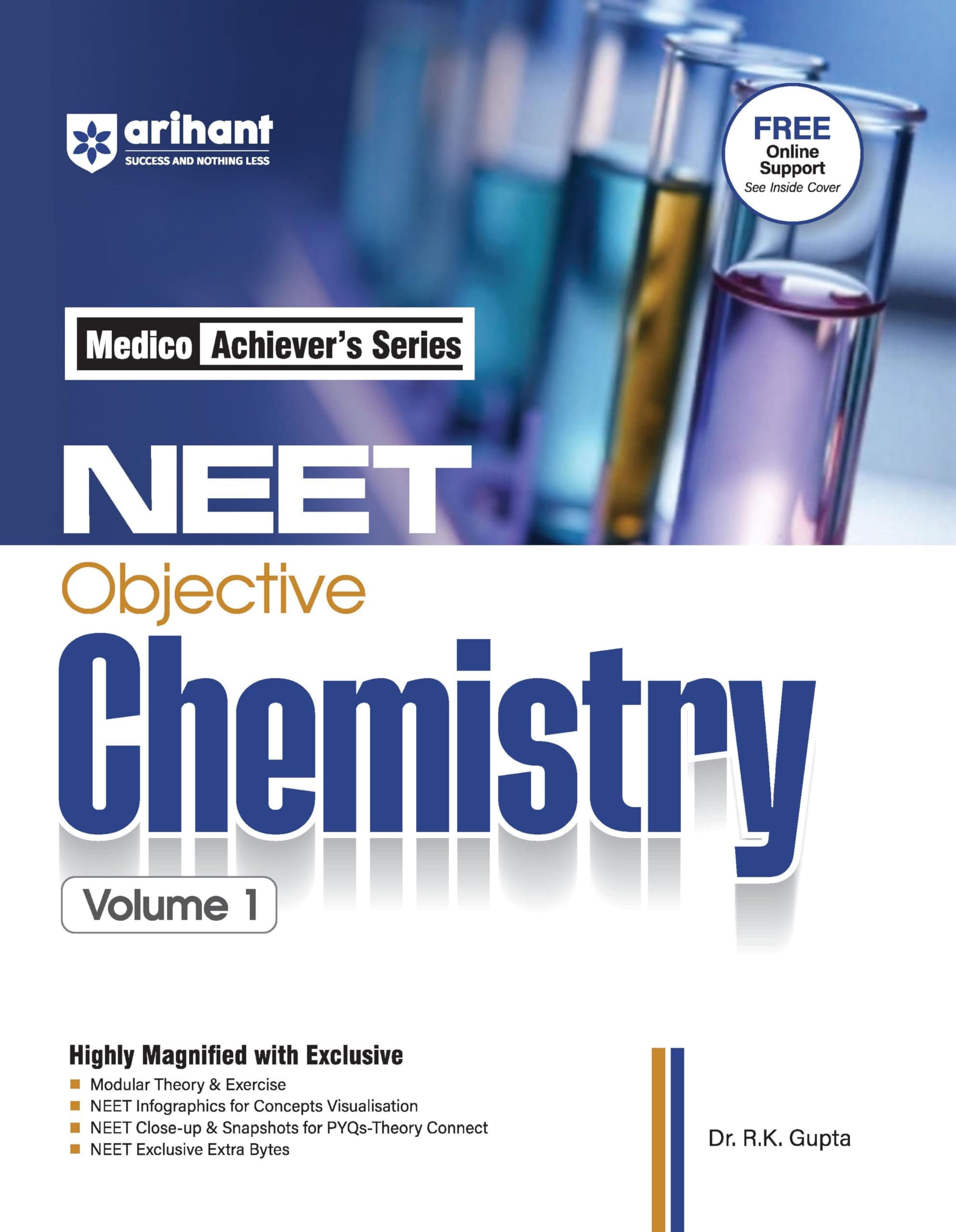 Arihant NEET Objective Chemistry Volume 1 | NEET Practice Set | With Modular Theory & Exercise MCQ Practice with PYQs, NEET Infographics & Theory Connect Tools | For Exam 2025-26