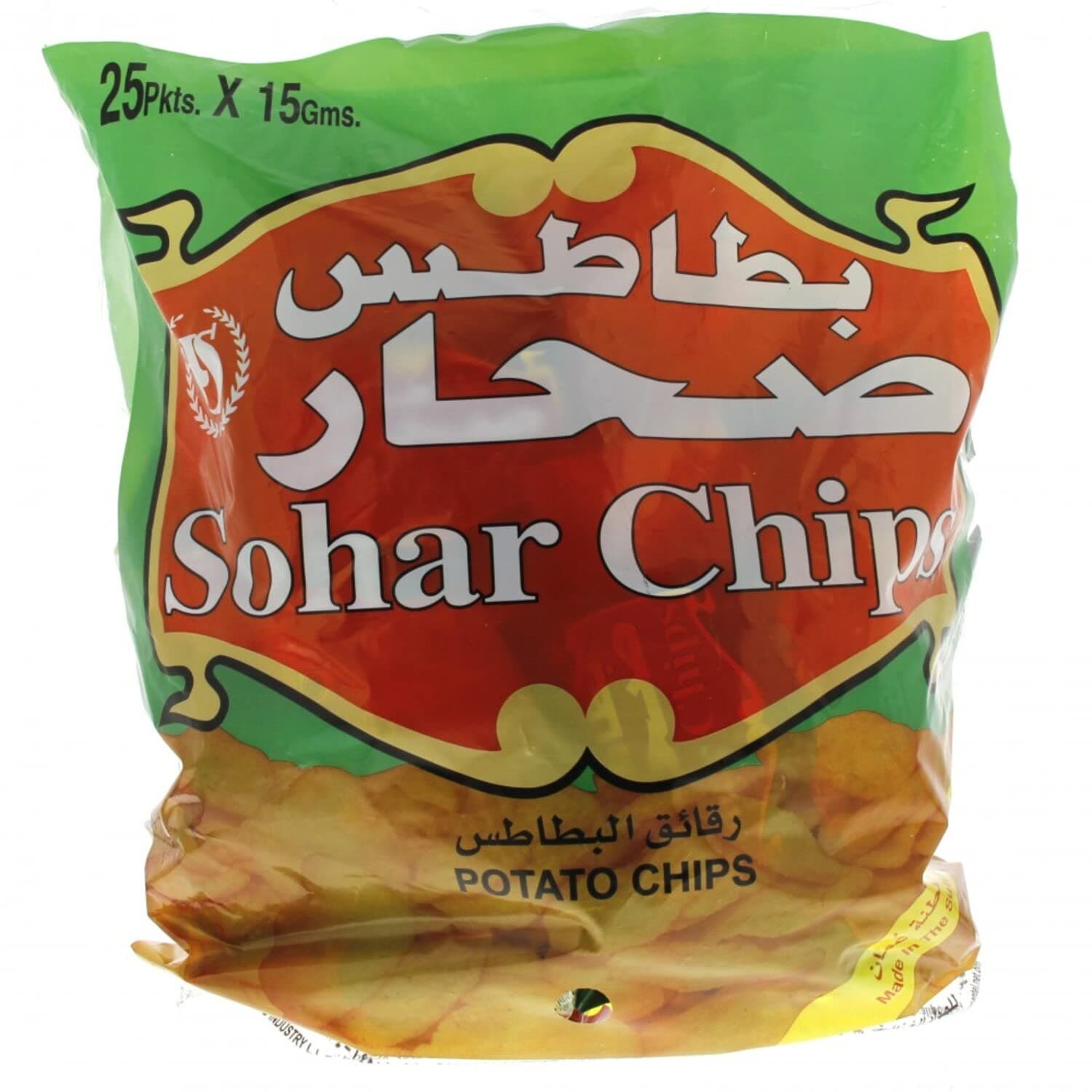 Sohar chips potato chips 25x15g