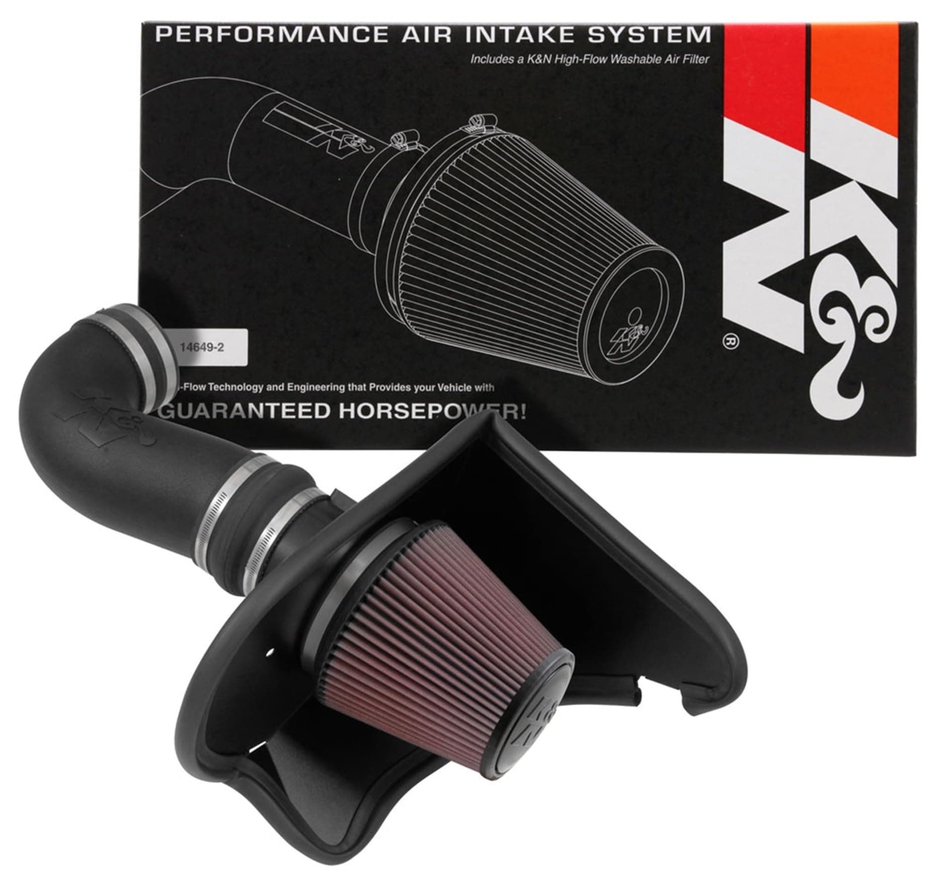 Cold Air Intake System: High-Flow Air Filter, Increase Performance & Acceleration: Compatible with 2016-2024 CHEVROLET: Camaro SS, 63-3092