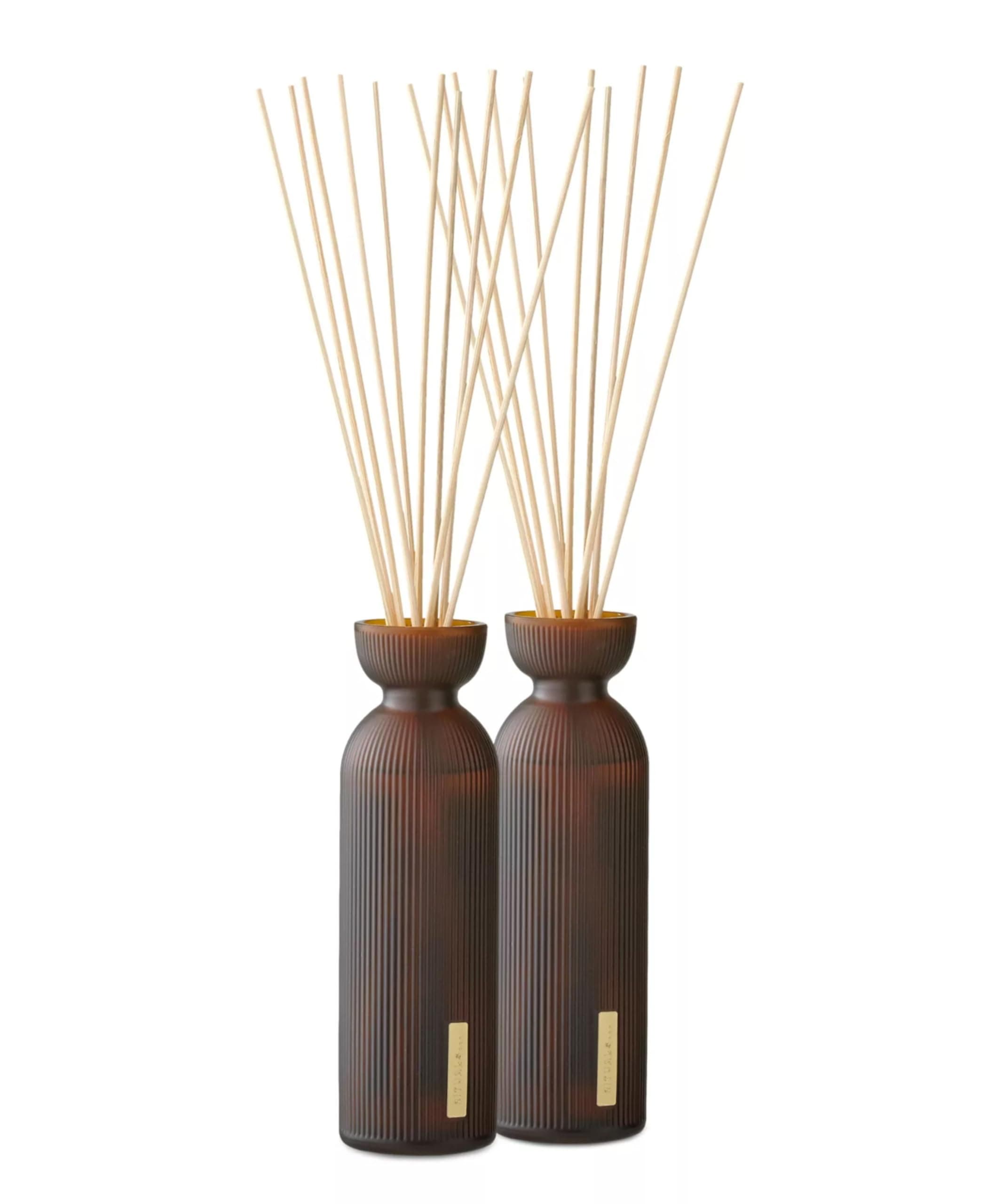 Reed Diffuser Duo Gift Set The Ritual of Mehr - 2 Sets of Fragrance Sticks with Sweet Orange and Cedar Wood - Balancing Home Fragrance - 2x 250ml