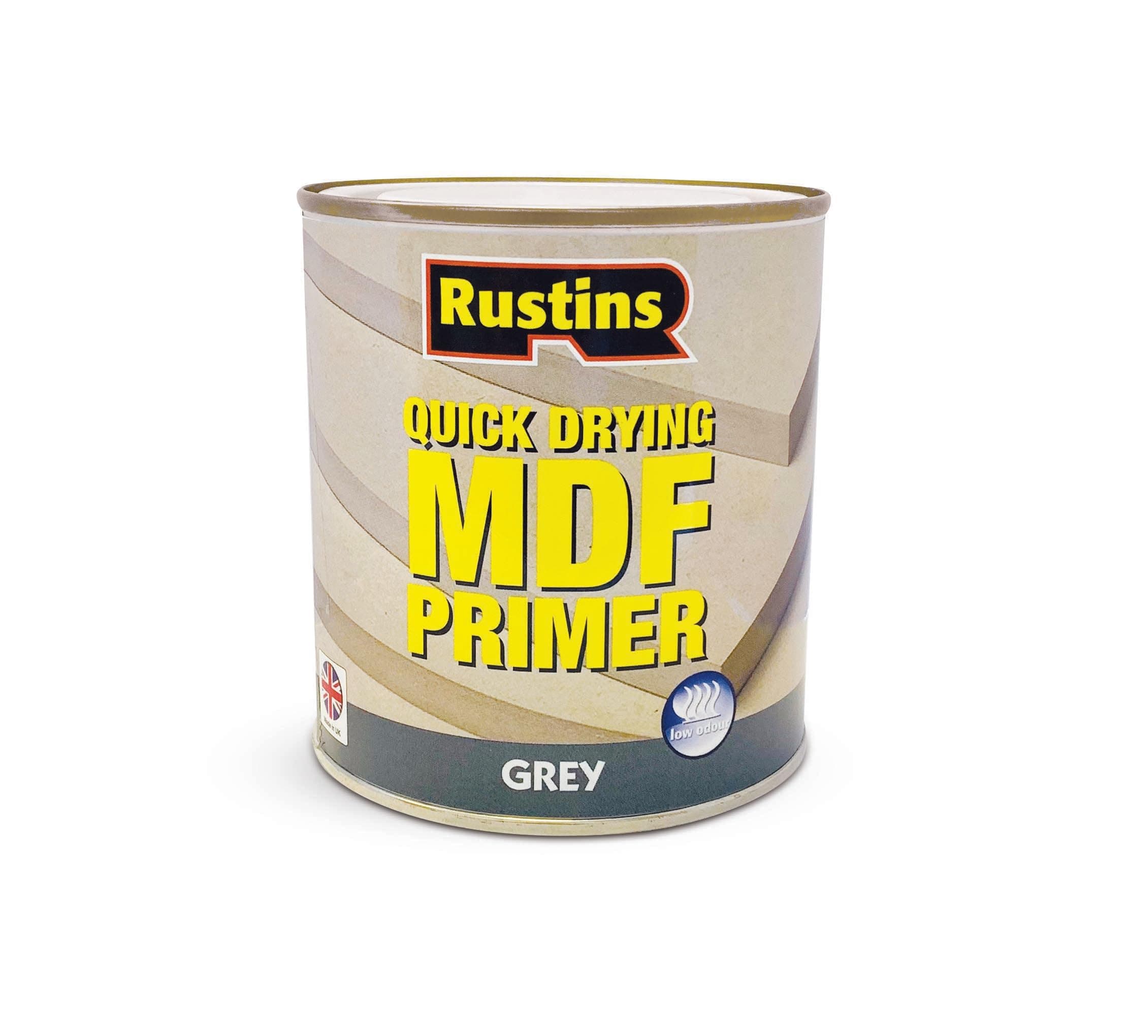 RUSTINS MDF Primer, Grey, 250 ml (Pack of 1)