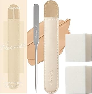 Piccasso Makeup Spatula + Sponge 2P Set For Makeup