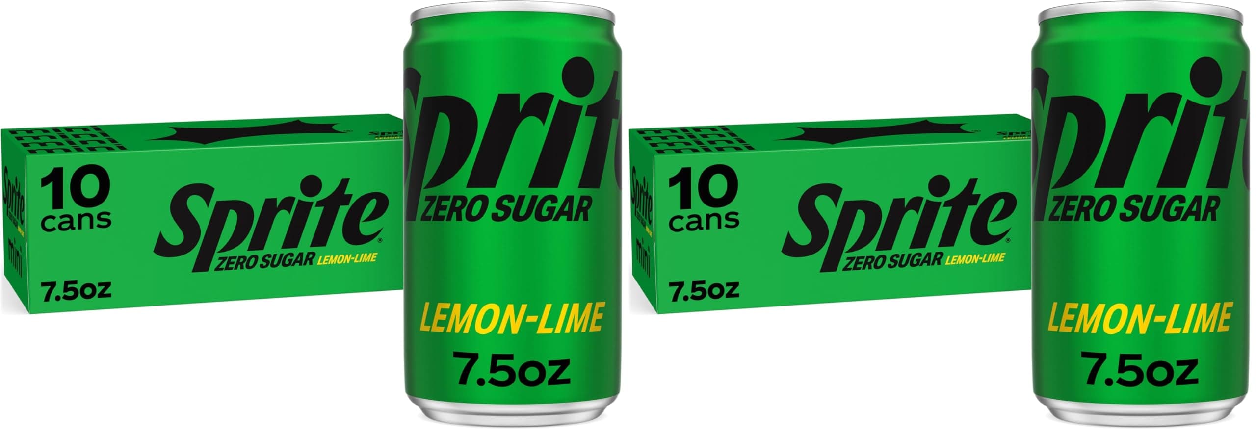 Sprite Lemon Lime Zero Sugar Soda | Diet | 7.5 fl oz | 20 Pack | Soft Drink