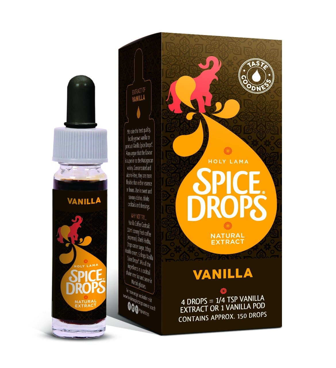 Holy Lama Natural Vanilla Extract Spice Drops (5ml)