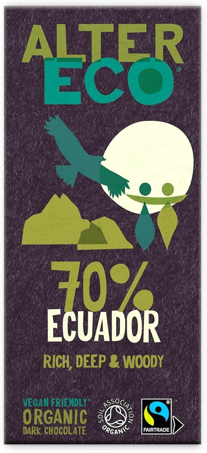 ALTER ECO Dark Chocolate 70% Ecuador