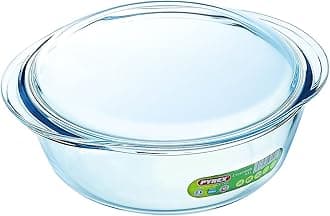 Pyrex Essentials Glass round Casserole High resistance 2.2 L (+ 0.8L Lid)