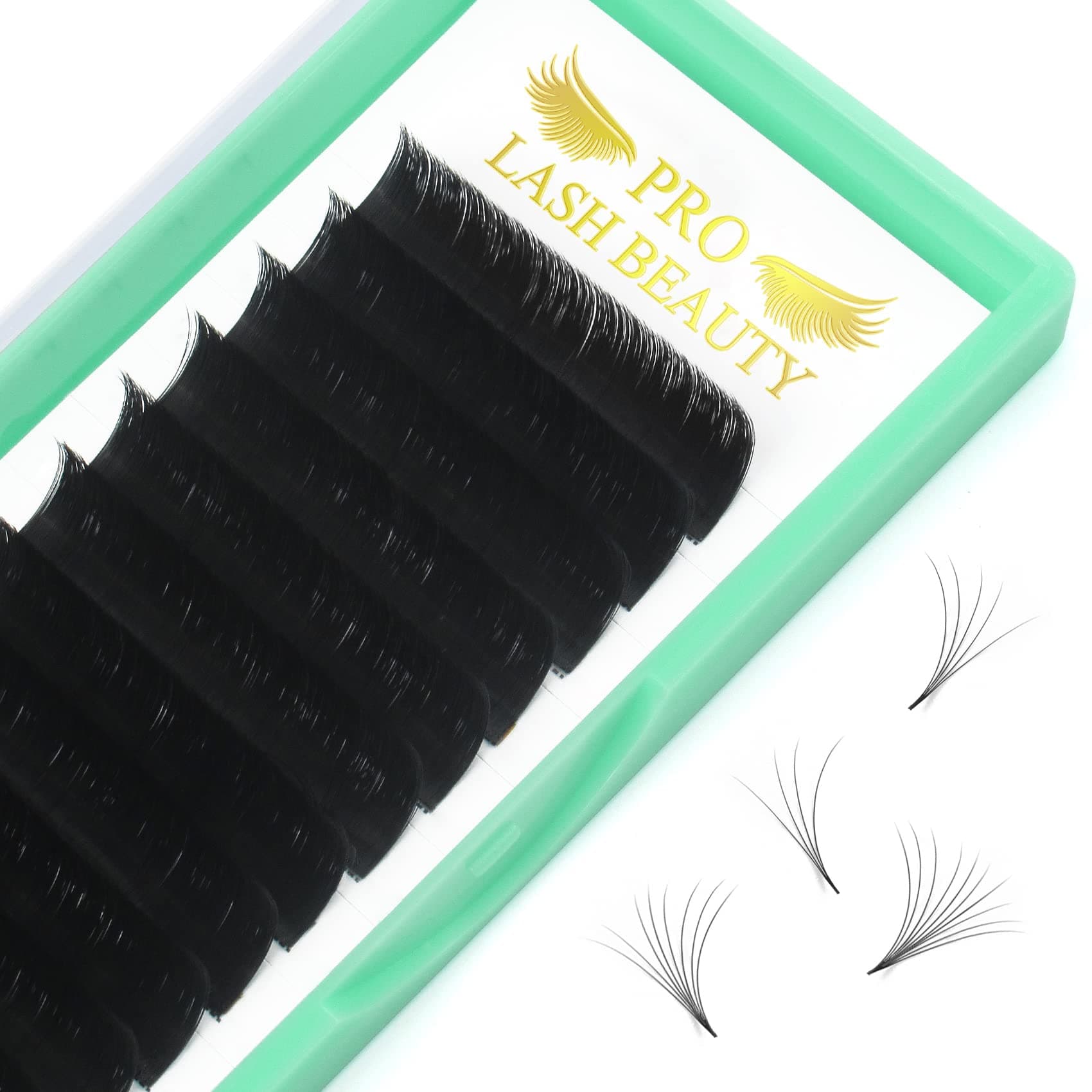 Volume Lash Extensions C-0.07-9-16 Easy Fan Volume Lashes .03 .05 .07 .10 Mega Volume Lash Extensions Rapid Blooming Eyelash Extensions Flowering Lash Extensions C D curl (C-0.07,9-16mix)