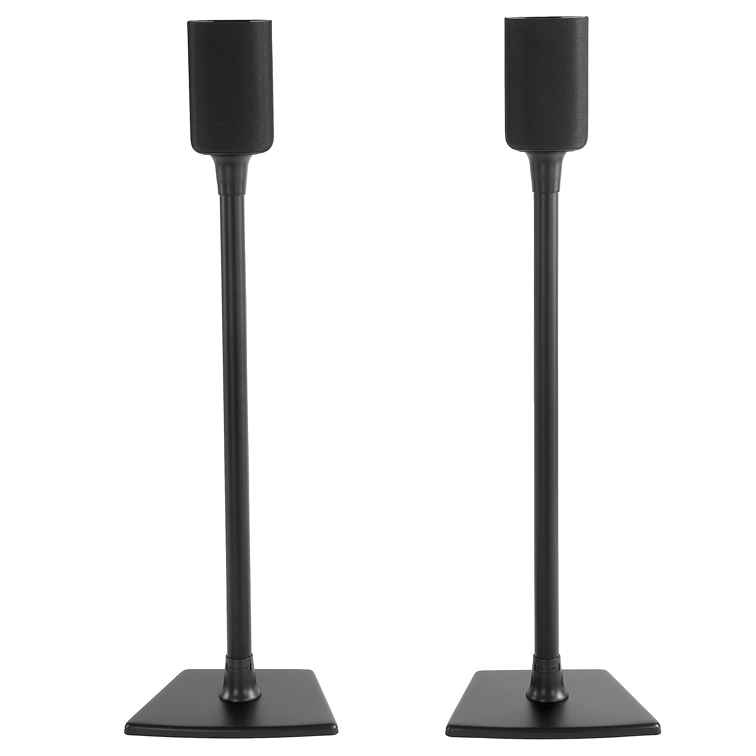 Speaker Stands for Roku Wireless - Fixed Height Speaker Stands Pair Designed Exclusively for Roku Soundbar & Sound System - Includes Carpet Spikes & Rubber Pads