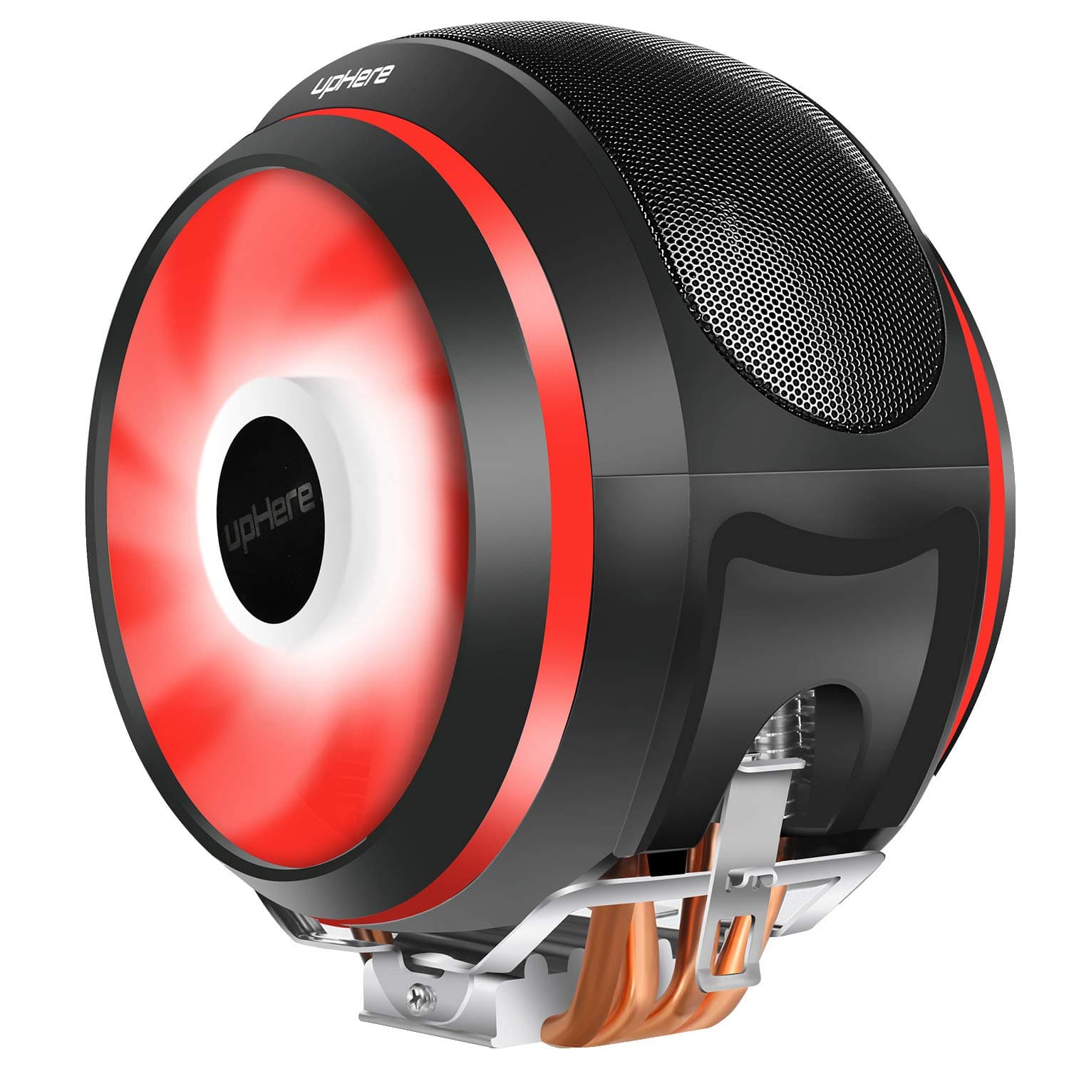 upHere red LED cpu cooler cooling fans with 4 Direct Contact Heatpipes Double-bladed Fans silent fans,CCF150RD