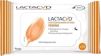 Lactacid Femina Wet Wipes for Intimate Care - Enriched with Soothing Allantoin - Pack of 15