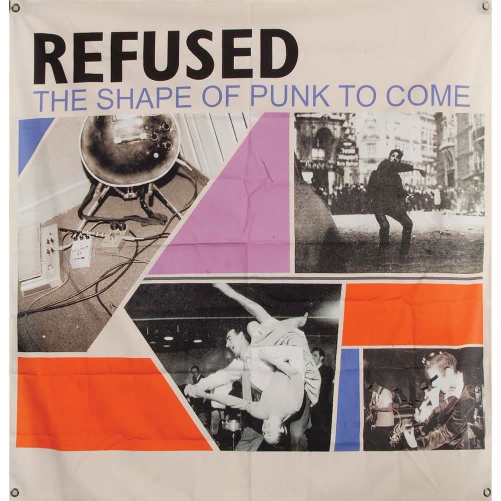 Refused Shape Punk Flag Fabric Poster 48 x 48in