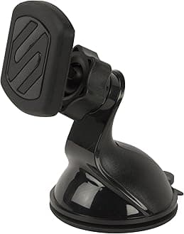 MAGWSM-SP MagicMount Magnetic Car Phone Holder Windshield or Dashboard Mount - 360 Degree Adjustable Head, Universal with All Devices - Suction Mount