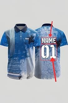 Dika Sports Custom Add Name and Number Jersey for Men Cricket t-Shirt | 2 Year to 5XL