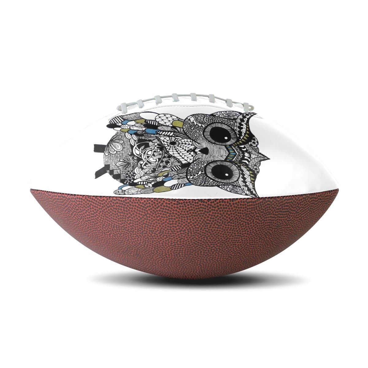 TJDY Watercolor Eagle Pattern Customization PU Match Rugby Balls 9#