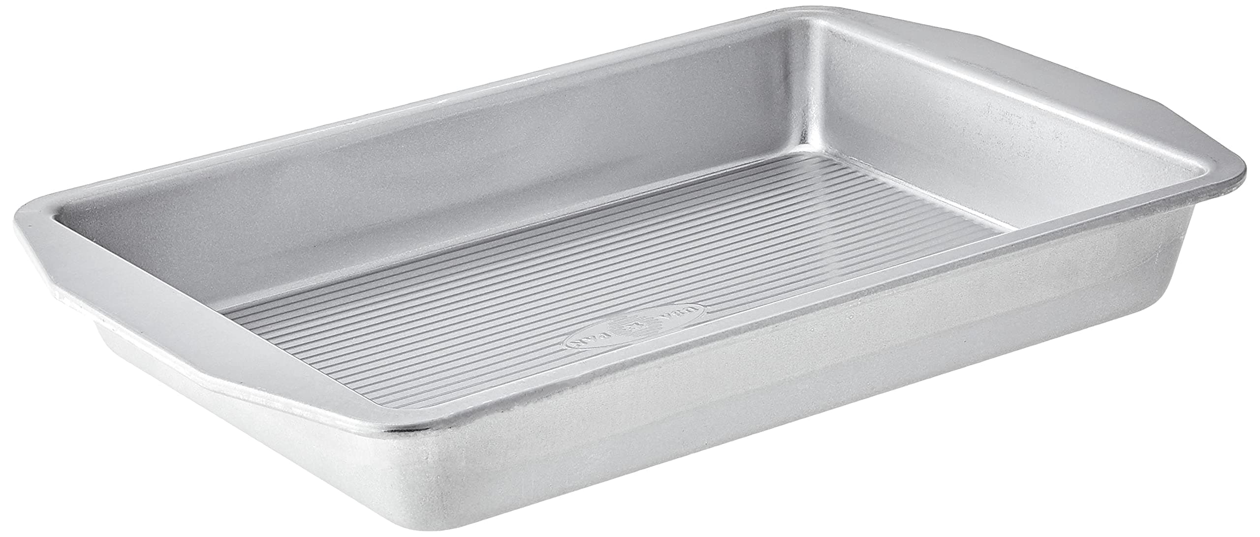 USA Pan 1110RC-3-ABC-1 American Bakeware Classics 9 x 13-Inch Rectangular Lasagna, Cake and Brownie Pan, Aluminized Steel