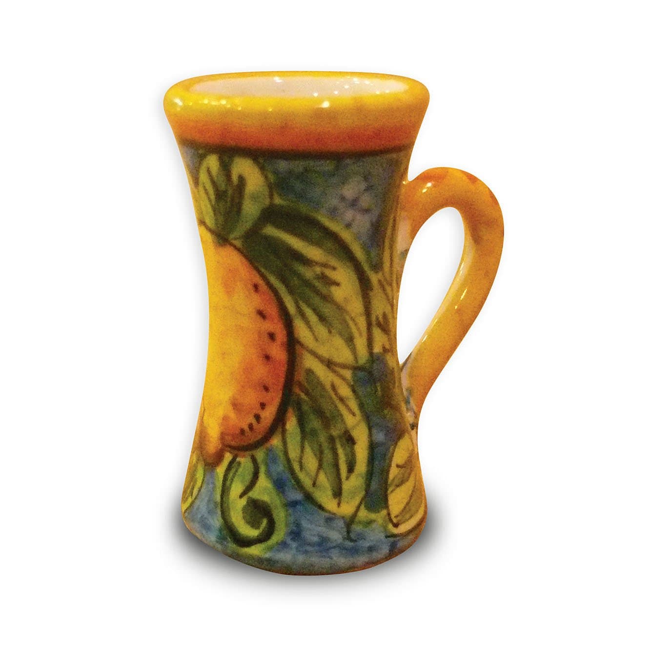 Hand Painted Limone Limoncello Cup From Italy