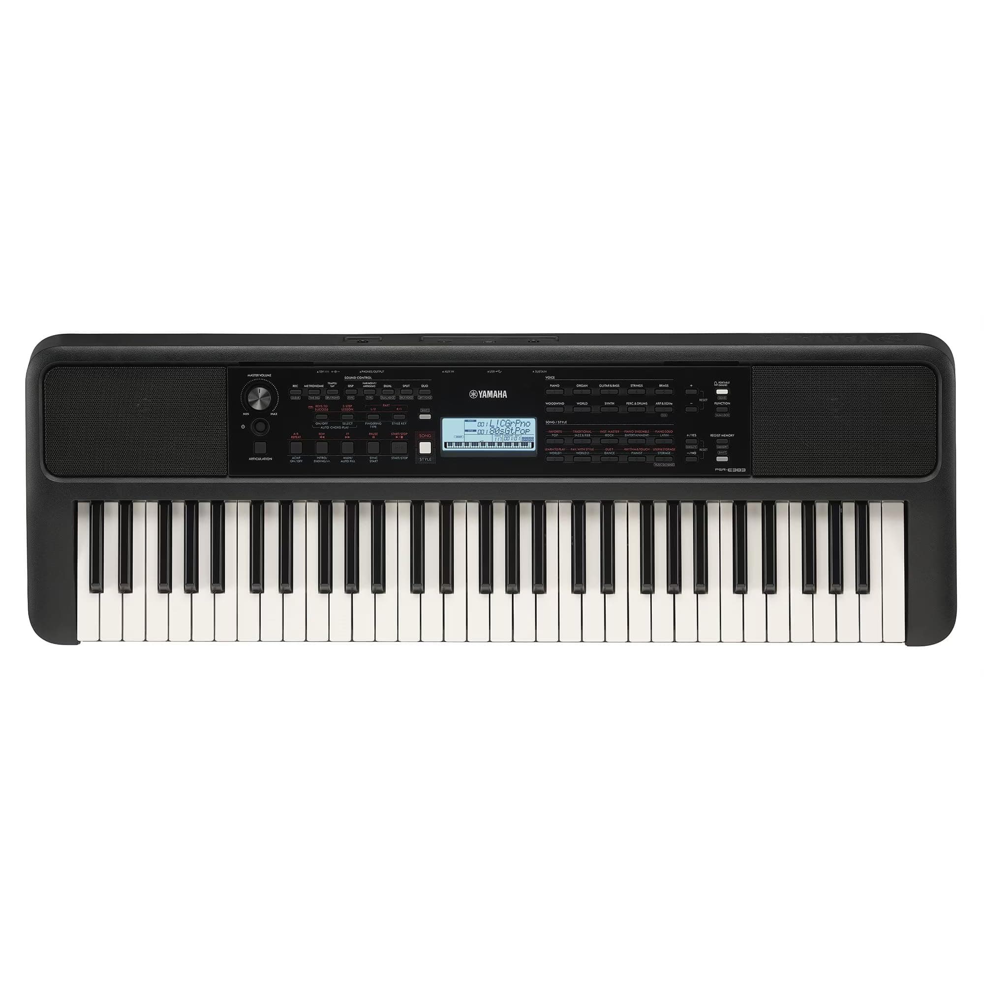 PSR-E383 Portable Keyboard 61 Keys (Adaptor Included)