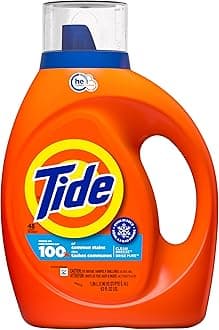 TideLiquid Laundry Detergent, Clean Breeze, 48 loads, 63 fl oz, HE Compatible
