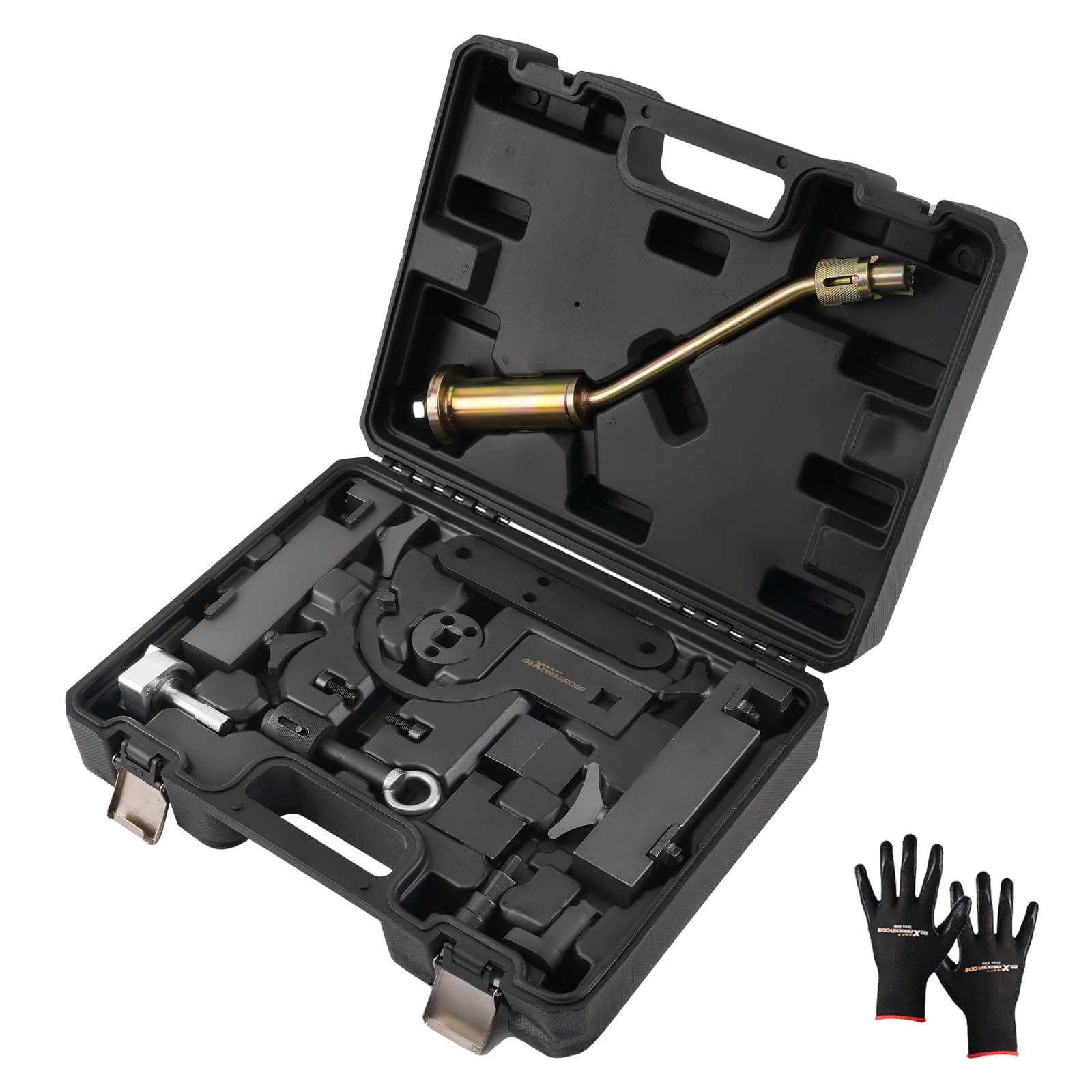 Engine Camshaft Alignment Timing Tool Kit for Land Rover Range Rover Sport Jaguar Discovry 4/5 V8 5.0 L V6 3.0L, with Fuel Injector Remover Installer Tool, 13 Pcs