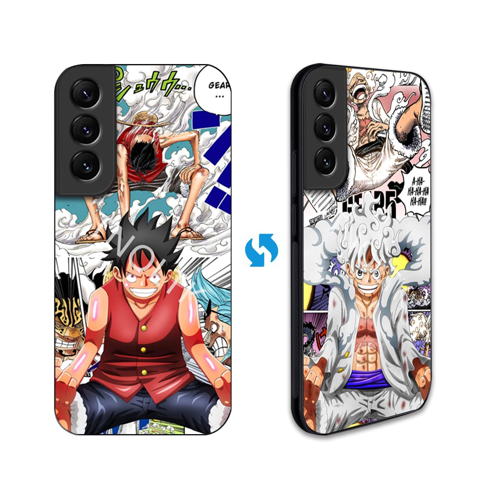 3D Anime Motion Case for Samsung Galaxy S22 Plus Case 6.6" Shockproof Soft Anti-Scratch Cool Manga Changable Case Compatible with Samsung Galaxy S22+