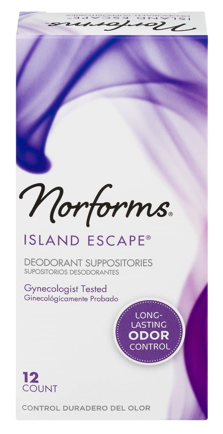 Norforms Island Escape Suppositories (Pack of 2,12 Each)