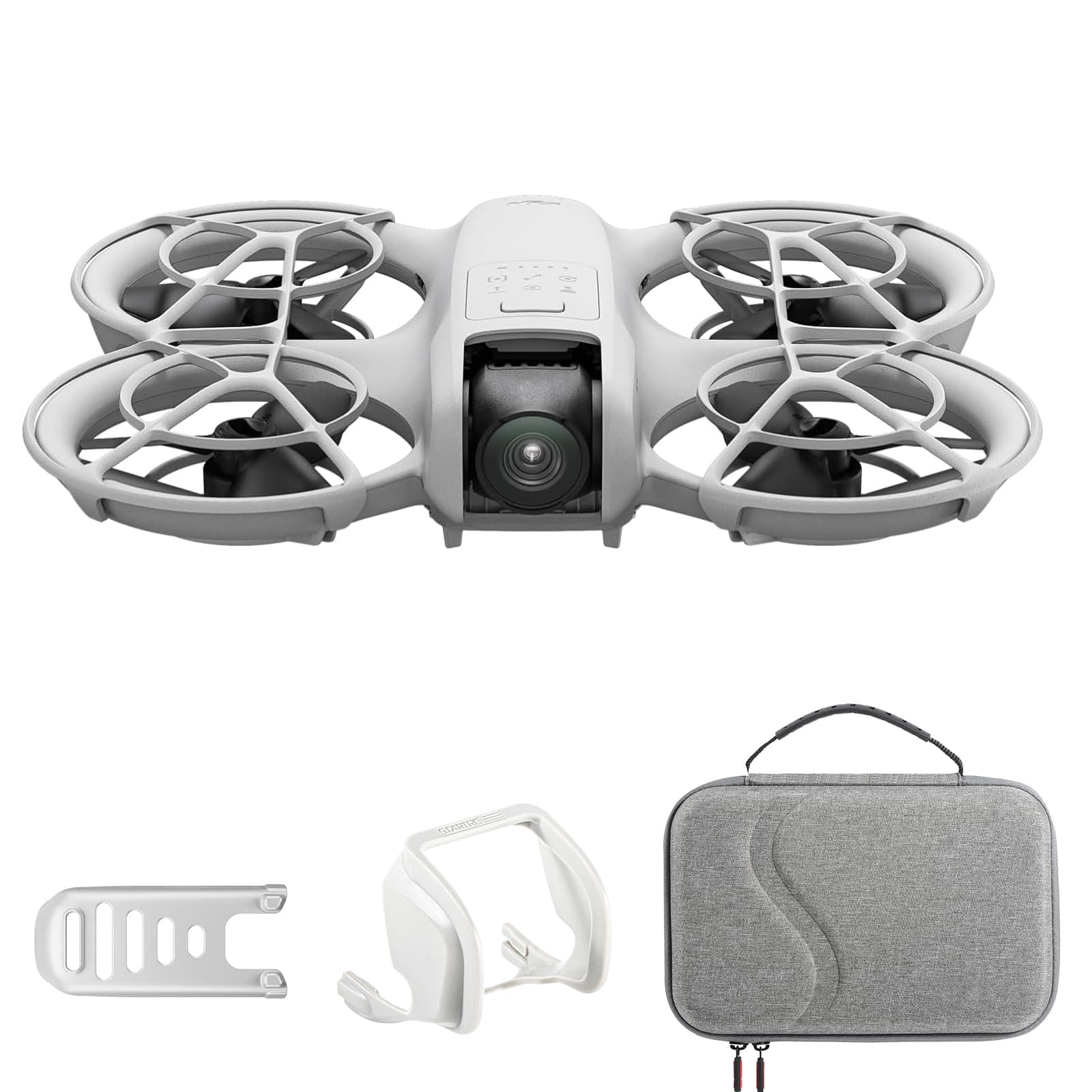 DJI Neo with Accessories, Mini Drone with Camera 4K Professional,Self Flying Drone that Follows Me, Palm Takeoff, AI Subject Tracking, Stabilized Video, Built-In Propeller Guard (Controller-Free)