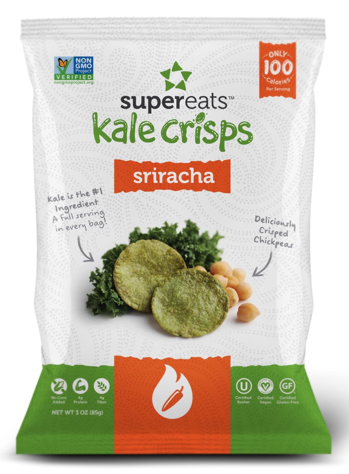 Supereats Kale Crisp Sriracha