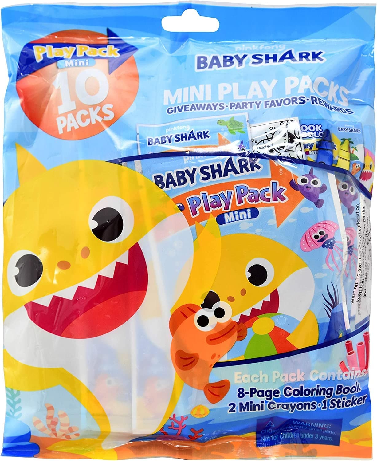 Baby Shark 10-Pack Mini Play Packs