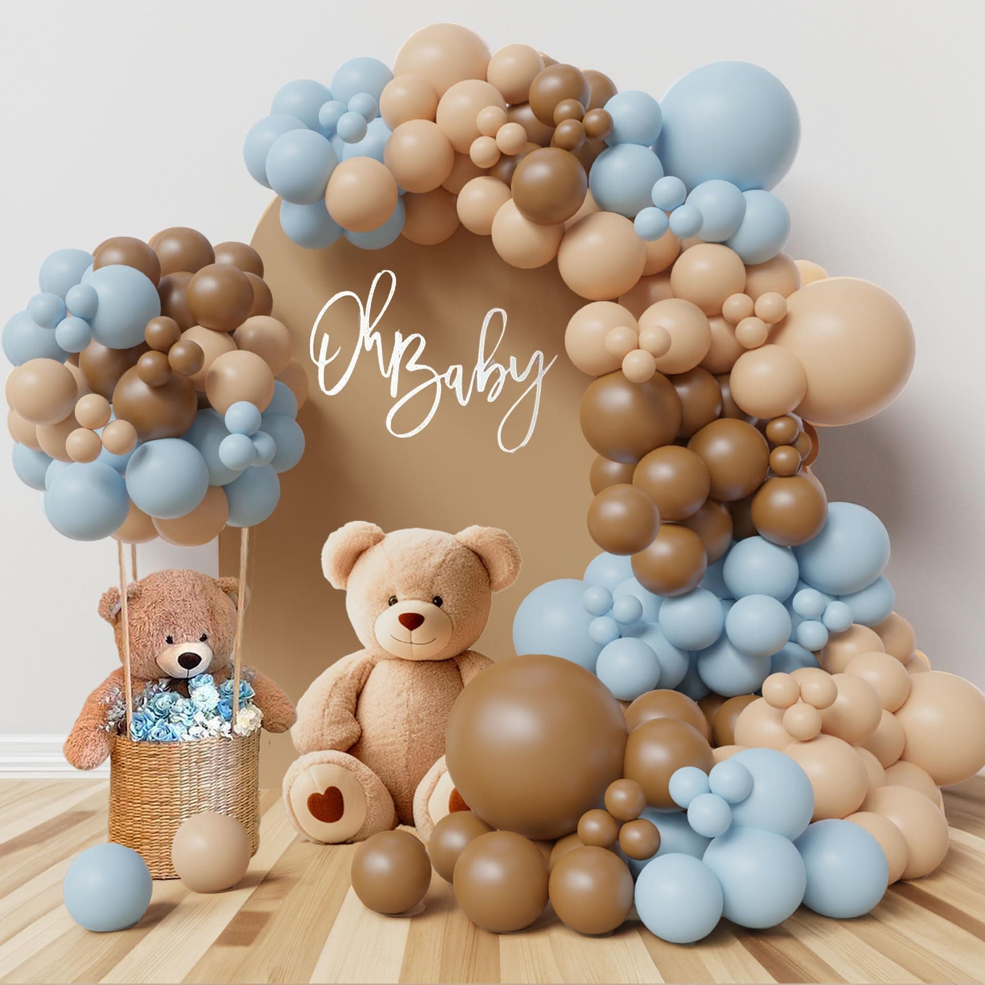 Teddy Bear Baby Shower Balloons