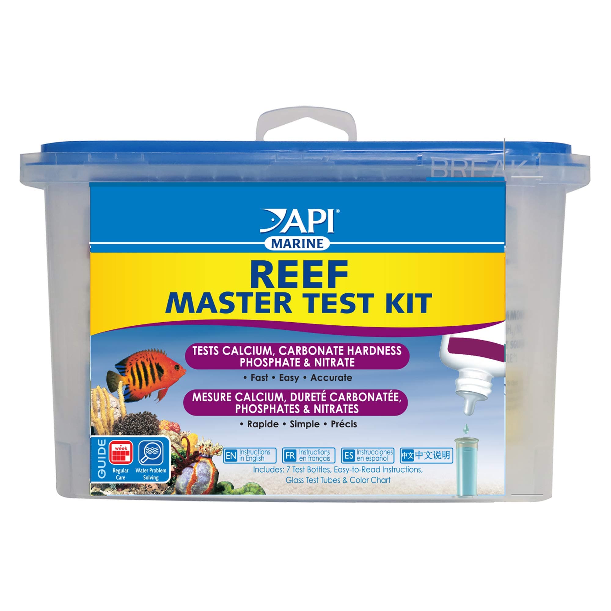 API Reef Aquarium Master Test Kit, multicolor, 14 Count (Pack of 1)