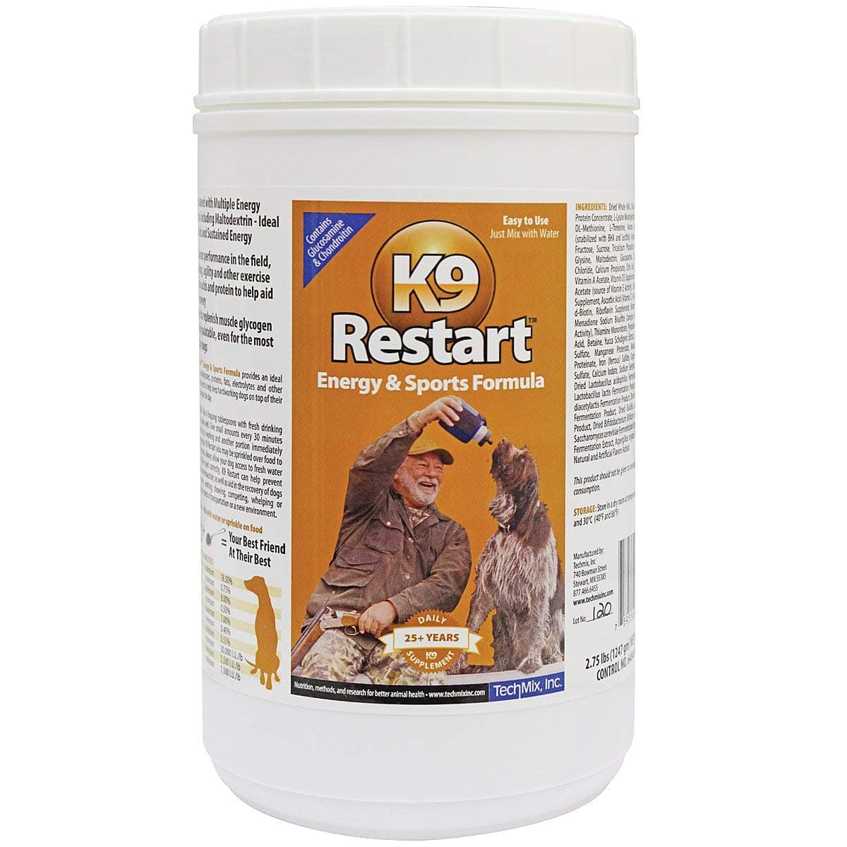 K9 Restart - 2.75lb Jar by K9 TechMix