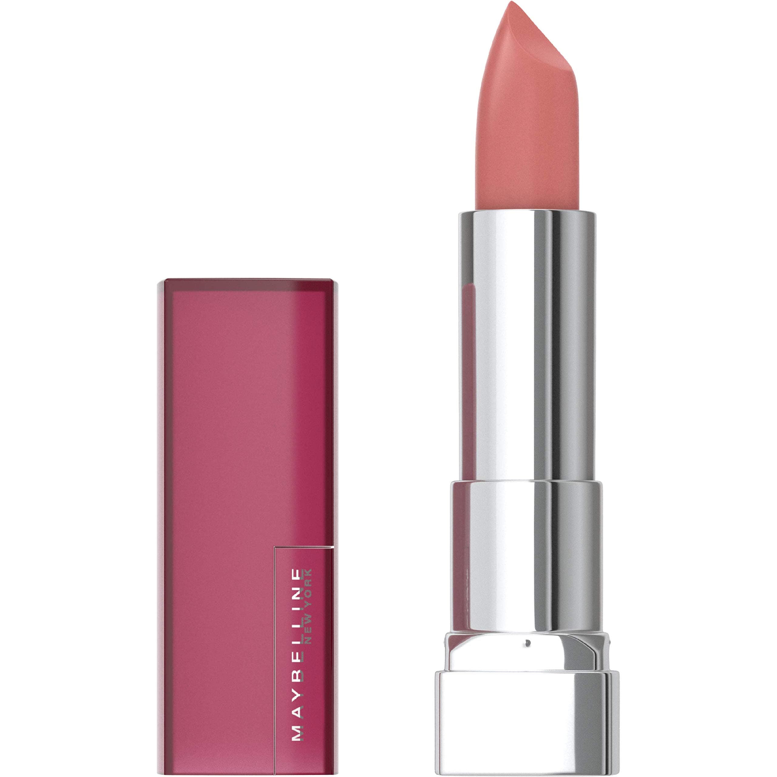 Color Sensational Lipstick, Lip Makeup, Matte Finish, Hydrating Lipstick, Nude, Pink, Red, Plum Lip Color, Honey Pink, 0.15 oz; (Packaging May Vary)